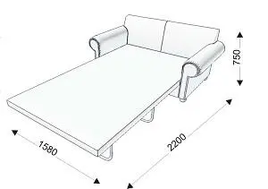 Диван-кровать тройной BEKER. Фото 1