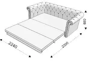 Диван-кровать тройной KROFORD. Фото 1