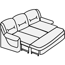 Диван трехместный с механизмом Вавилон арт.3Р. Фото 1