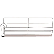 Диван трехместный с правым подлокотником Мальта арт.3В. Фото 1