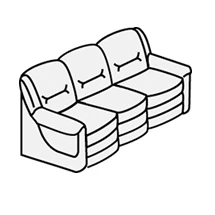 Диван трехместный Вавилон арт.3. Фото 1