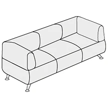 Диван трехместный ВЕЙТ арт.3. Фото 1