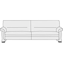 Диван трехместный Мальта арт.3. Фото 1