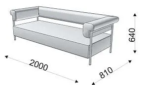 Диван тройной BRUNO. Фото 1