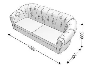 Диван тройной LAGUNA. Фото 1