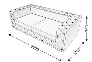 Диван тройной KLIFORD. Фото 1