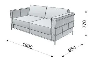 Диван тройной KVARTO. Фото 1