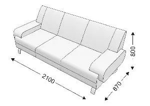 Диван тройной KLERK-5. Фото 1