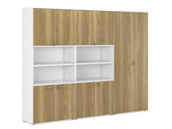Два высоких шкафа со средней нишей и шкаф высокий CLF536. Фото 1