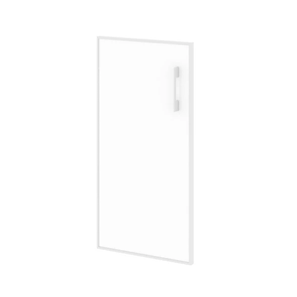 Дверь стекло в раме низкое Lacobel white, левая LT-S3R Л white. Фото 1