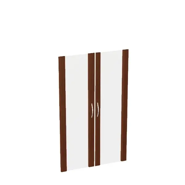 Дверь стекло в рамке МДФ (тонир.2шт) КН-4.5. Фото 1