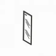 Дверь стеклянная средняя в алюминиевой раме Z-08.1 R/L. Фото 1