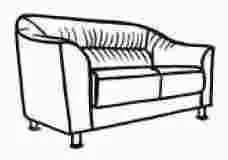 Двухместный диван RAYT. Фото 1