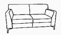 Двухместный диван SMART. Фото 1