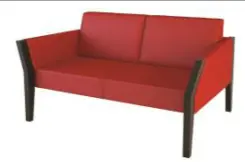 Двухместный диван RAY-OF-LIGHT. Фото 1