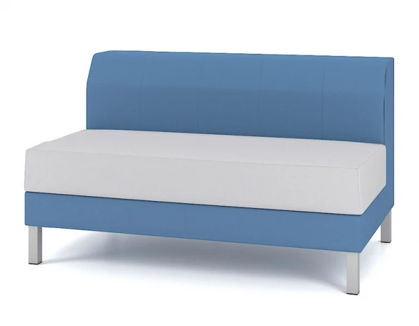 Двухместный модуь со спинкой М9L-2D. Фото 1