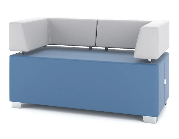 Двухместный модуль со спинкой и пдлокотниками M2-2S. Фото 1