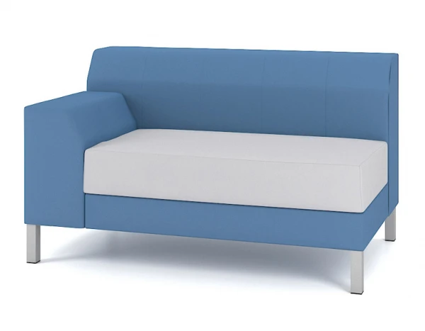 Двухместный модуль со спинкой М9L-2DL (2DR). Фото 1