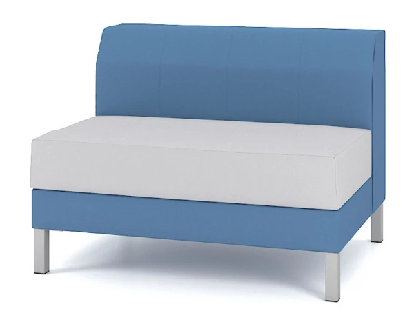 Двухместный модуль со спинкой М9L-1D-1000. Фото 1