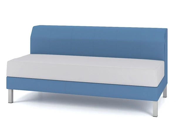 Двухместный модуль со спинкой М9L-2D-1500. Фото 1