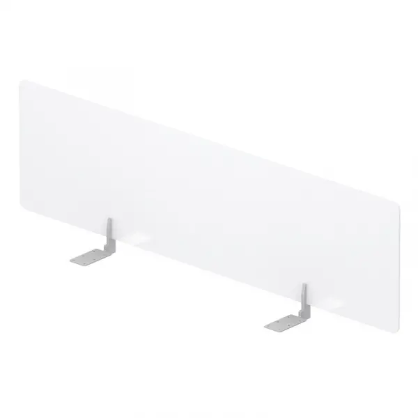 Экран настольный фронтальный (метакрилат) для стола bench ш.120см (с кронштейнами) UDSPFB120. Фото 1