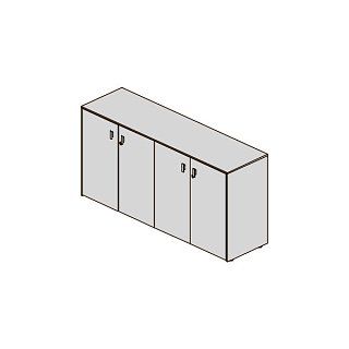 GALA Шкаф низкий 4 двери