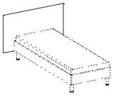 ИЗГОЛОВЬЕ КРОВАТИ (настенное) HPH1370. Фото 1