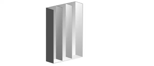 Каркас шкафа 1492х450х2200 BRS-04-031. Фото 1