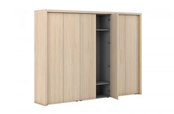 Композиция - 2 высоких шкафа и гардероб+обвязка JR504. Фото 1