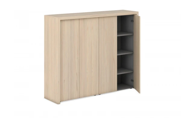 Композиция - средний шкаф для документов и гардероб +обвязка JR507. Фото 1