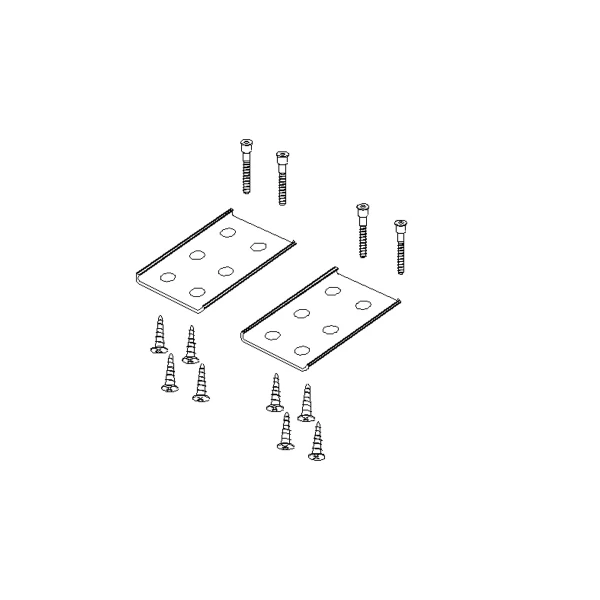 Крепления для экранов к столам из ЛДСП SB-251. Фото 1
