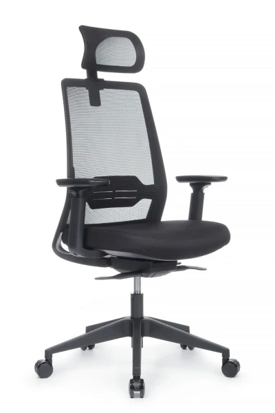 Кресло для персонала Oslo OM-OF002.BK. Фото 1