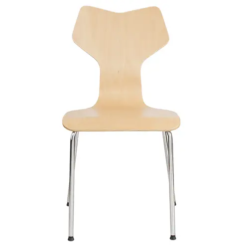 Кресло для посетителя Roxy wood chrome 1.007 *. Фото 1