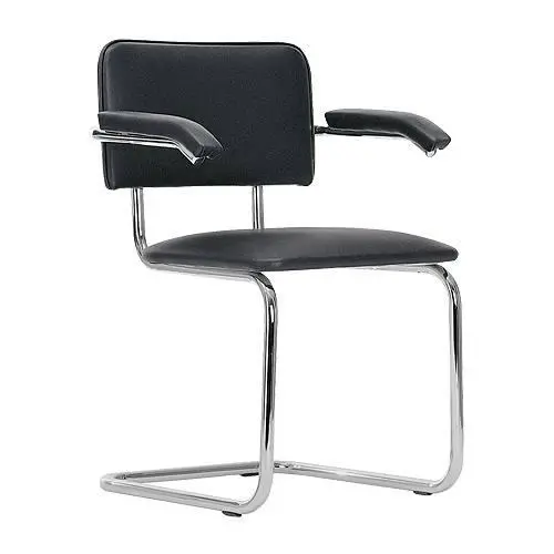 Кресло для посетителя Sylwia chrome arm. Фото 1