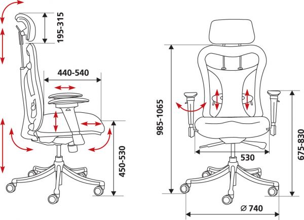 Кресло для руководителя CH-999ASX. Фото 6