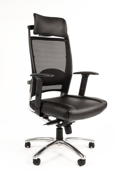 Кресло для руководителя CHAIRMAN Ergo 281 chrome. Фото 3