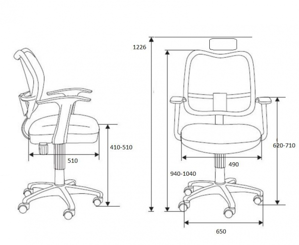 Кресло для сотрудника Интер. Фото 14