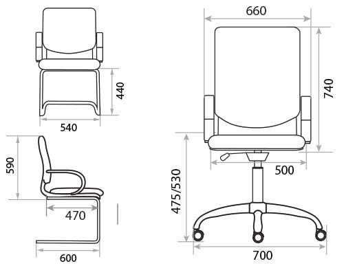 Кресло для руководителя Nova PXN. Фото 2