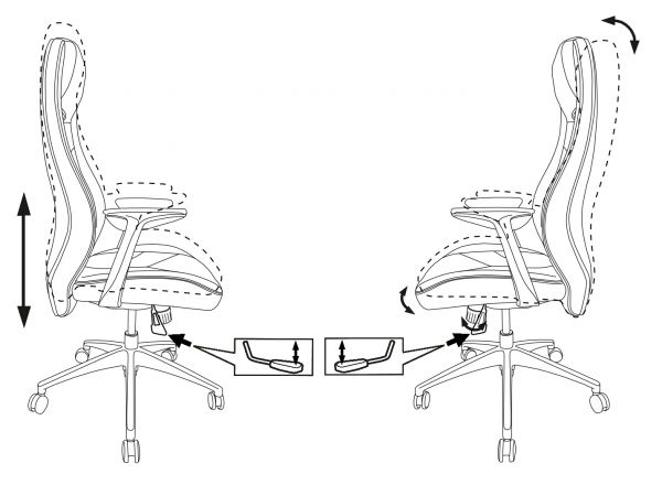 Кресло для руководителя ZEN. Фото 3