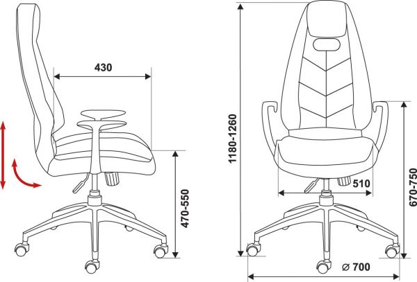 Кресло для руководителя ZEN. Фото 4