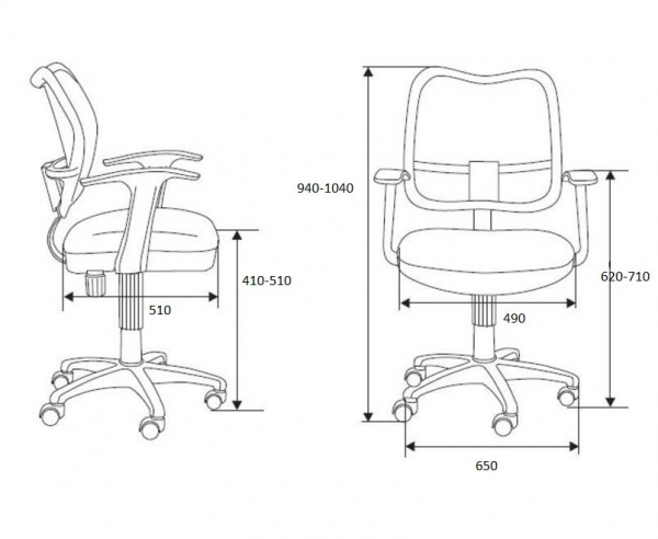 Кресло для сотрудника Интер LB. Фото 17