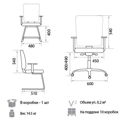 Кресло для сотрудника Prestige gtpPN. Фото 2