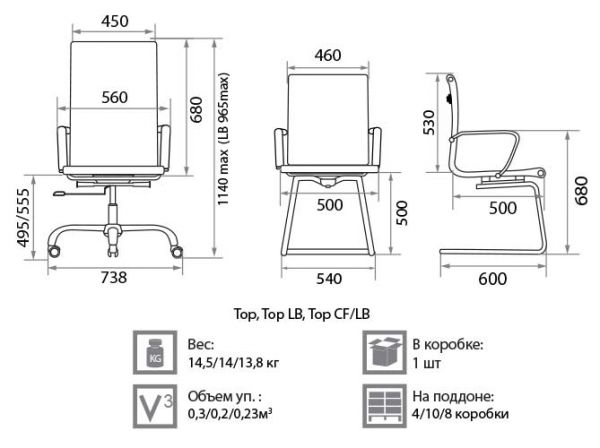 Кресло для сотрудника Top gtpCh1. Фото 2
