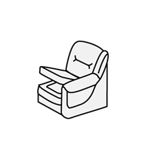 Кресло с левым подлокотником Вавилон арт.1БЭ. Фото 1