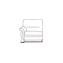 Кресло с правым подлокотником Мальта арт.1В. Фото 1