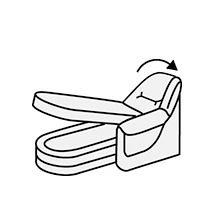 Кресло с ящиком с левым подлокотником Вавилон арт.5Б. Фото 1