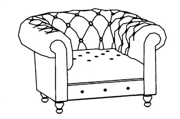 Кресло Диван  Боттичелли-1. Фото 1