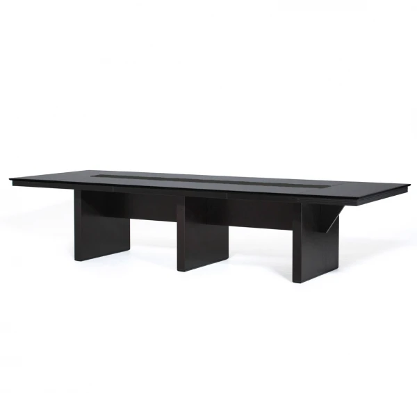 LAGO Стол для переговоров 348 ДУБ ФЕРРО/ЧЕРНЫЙ 105 1103 FE/SC BLACK. Фото 1
