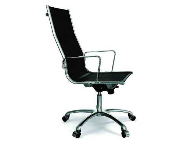 Офисное кресло LIGHT/A высокая спинка, кожа. Фото 1