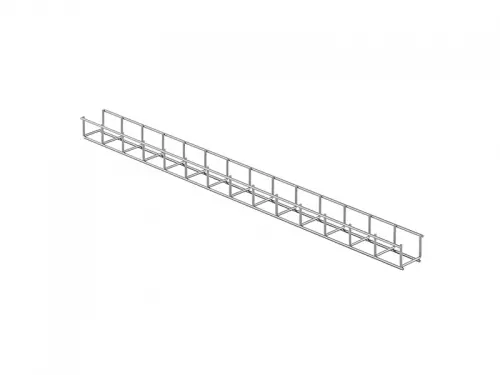 Лоток для проводов к столам 50094. Фото 1